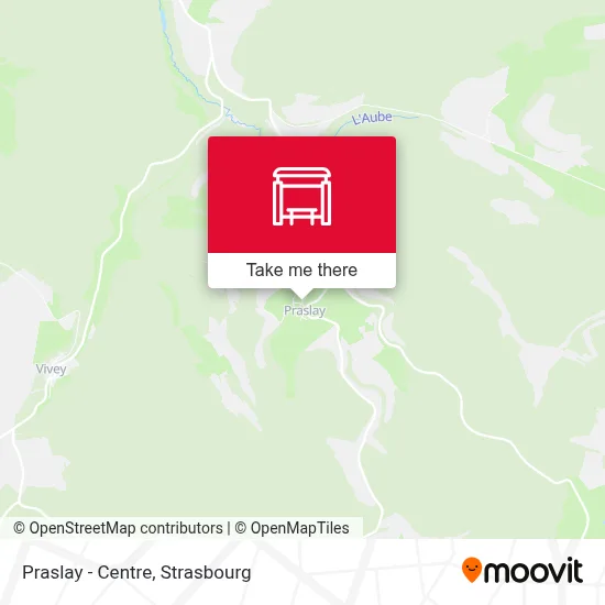 Praslay - Centre map