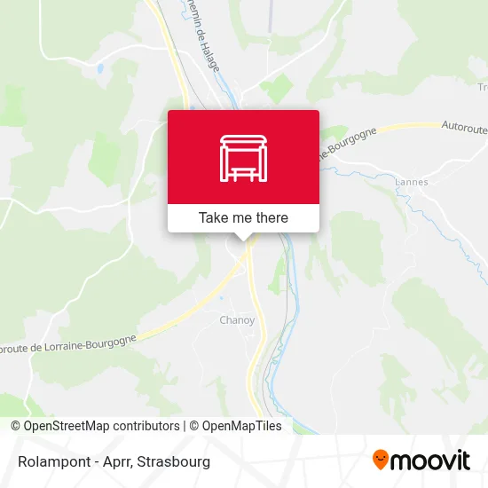 Mapa Rolampont - Aprr