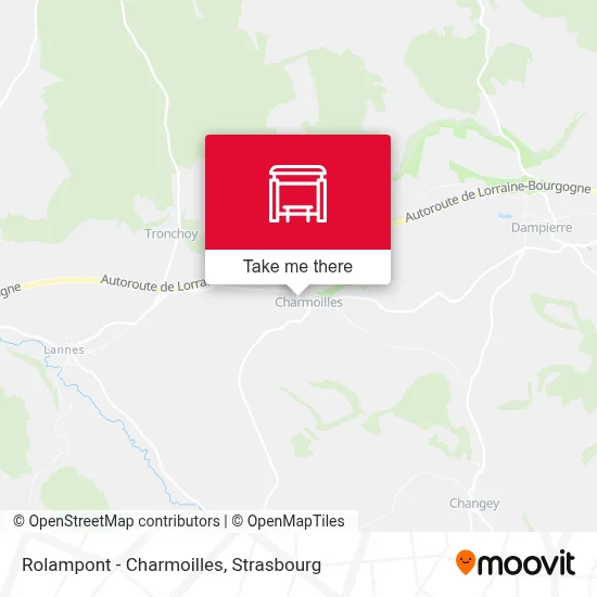 Rolampont - Charmoilles map