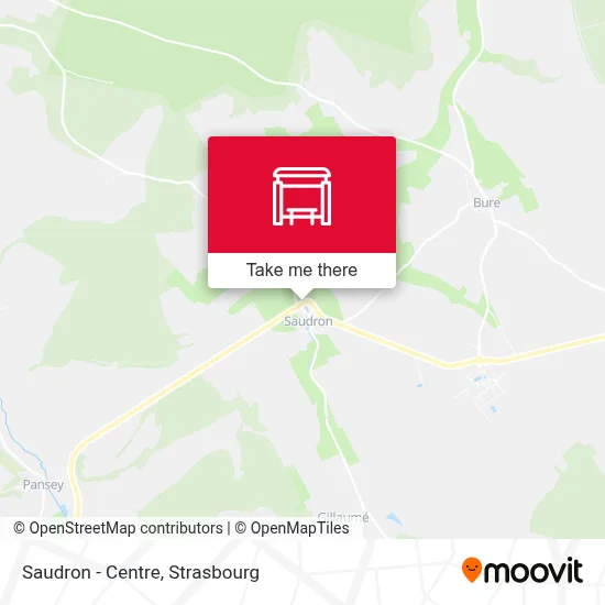 Saudron - Centre map