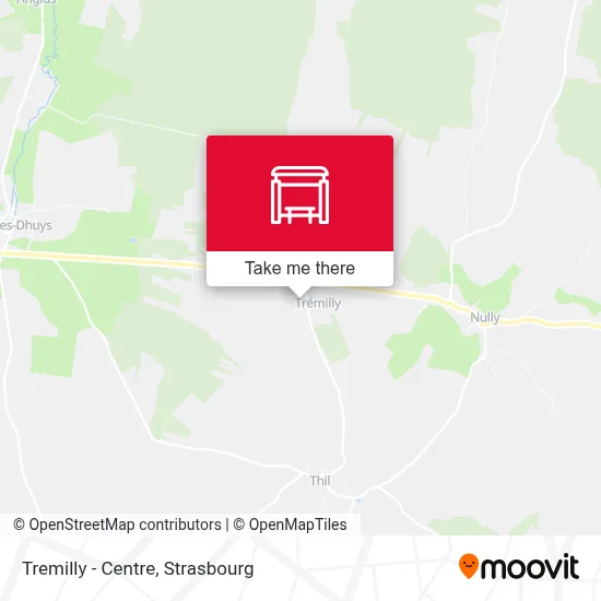 Tremilly - Centre map