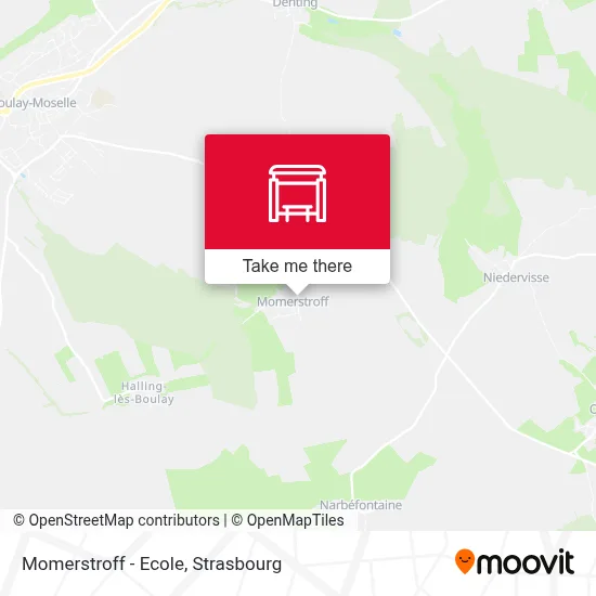 Momerstroff - Ecole map