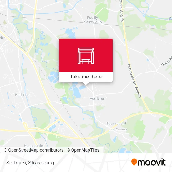 Sorbiers map