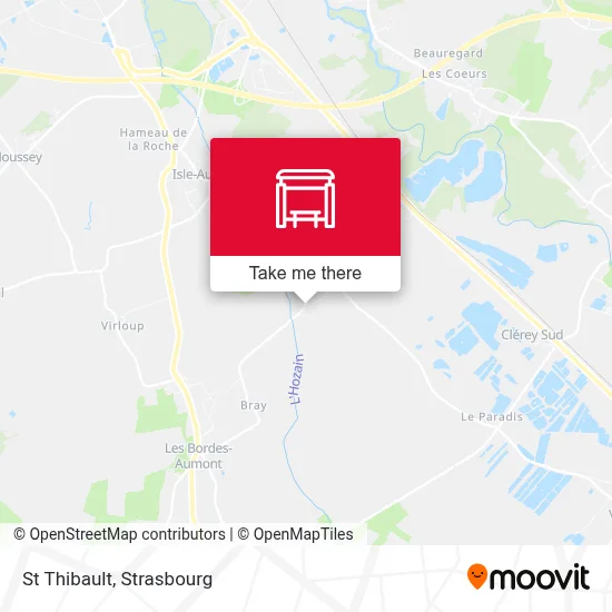 St Thibault map