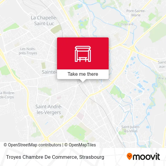 Troyes Chambre De Commerce map