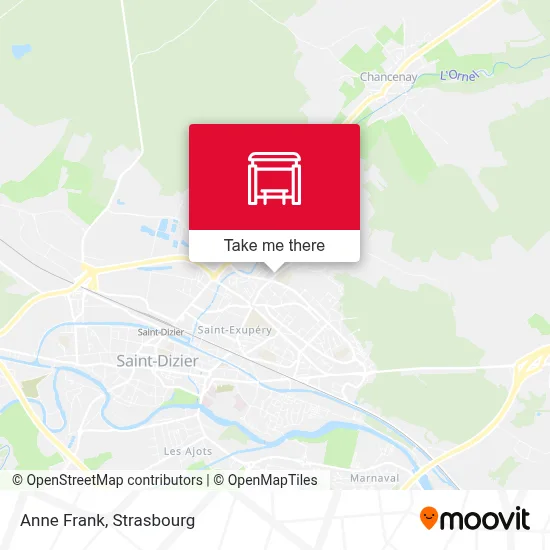 Anne Frank map