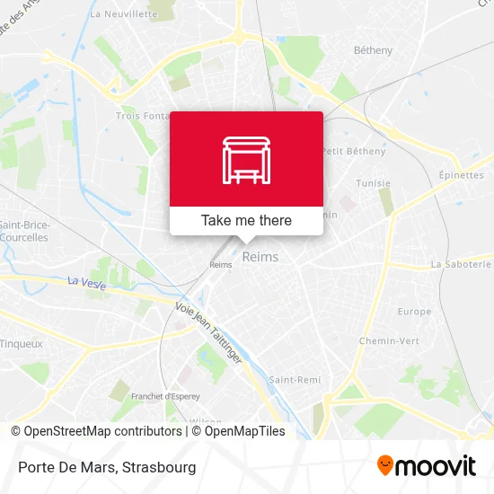 Porte De Mars map