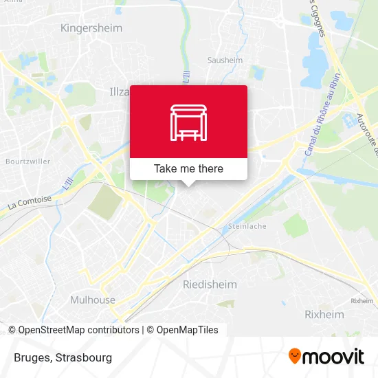 Bruges map