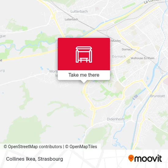 Collines Ikea map