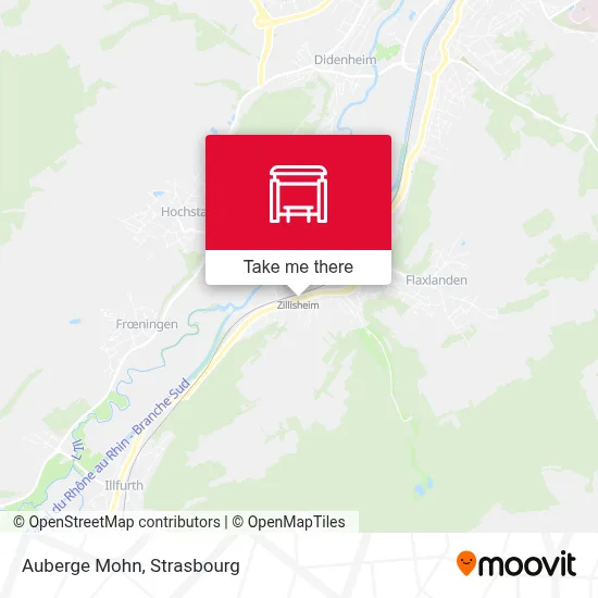 Auberge Mohn map