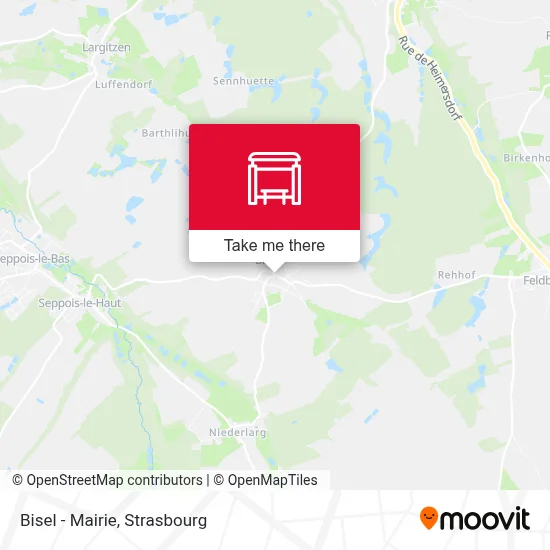 Bisel - Mairie map