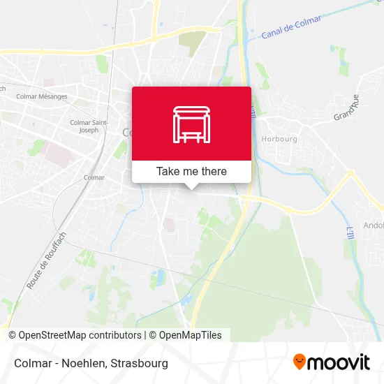Colmar - Noehlen map