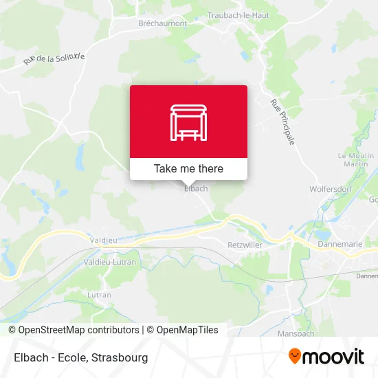 Elbach - Ecole map