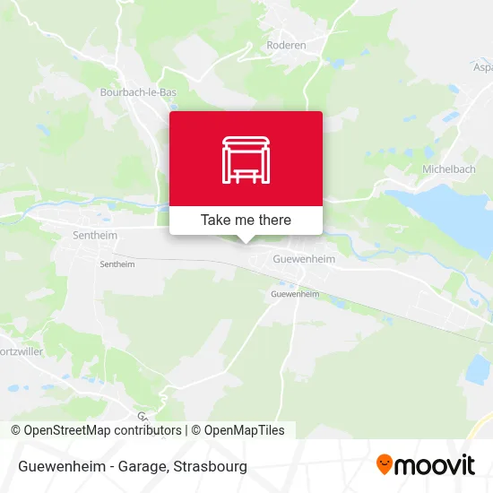 Guewenheim - Garage map