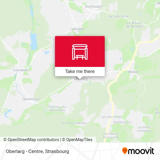 Oberlarg - Centre map