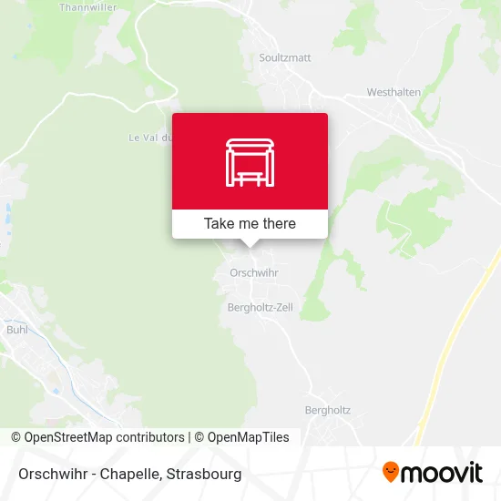 Orschwihr - Chapelle map