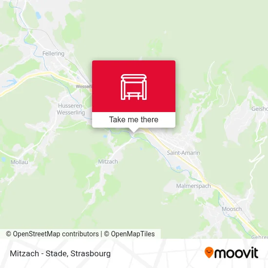 Mitzach - Stade map