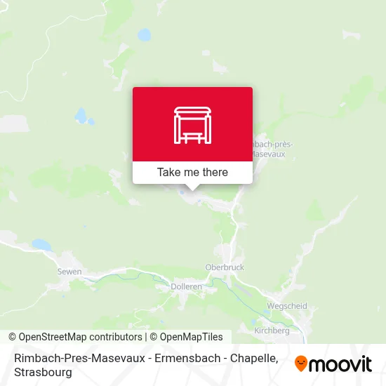 Rimbach-Pres-Masevaux - Ermensbach - Chapelle map