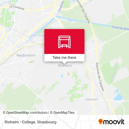 Mapa Rixheim - College