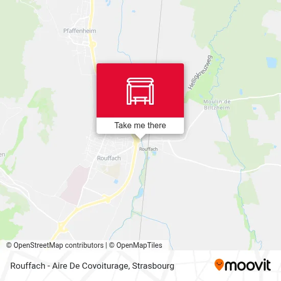 Rouffach - Aire De Covoiturage map