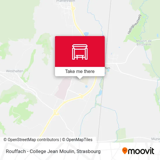 Rouffach - College Jean Moulin map