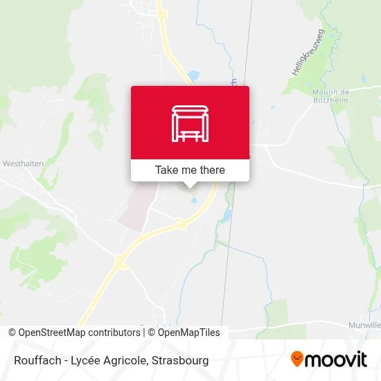 Rouffach - Lycée Agricole map