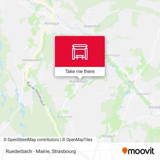 Ruederbach - Mairie map