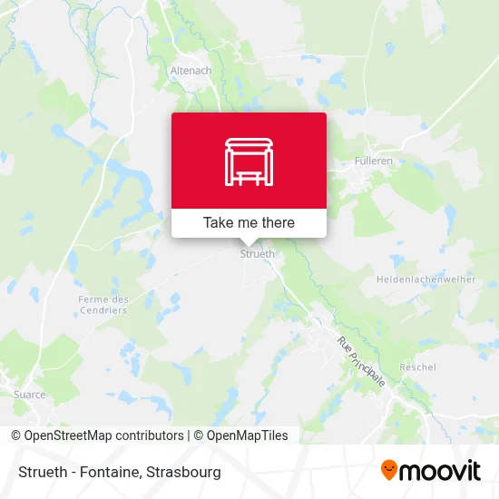 Strueth - Fontaine map