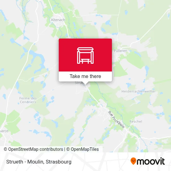 Strueth - Moulin map