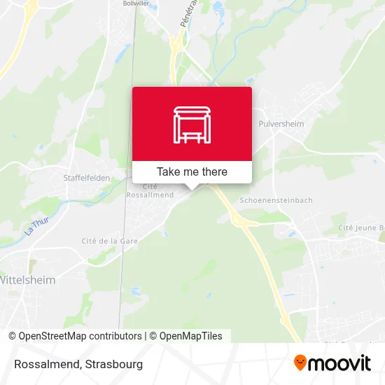 Mapa Rossalmend