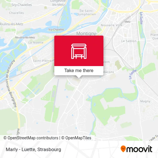 Marly - Luette map