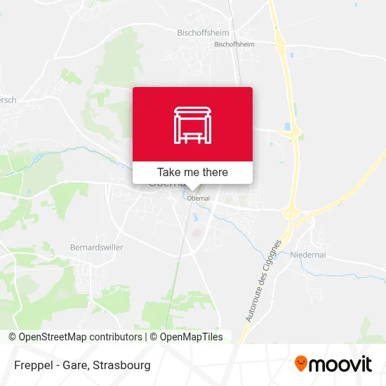Freppel - Gare map