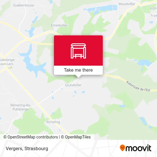 Vergers map