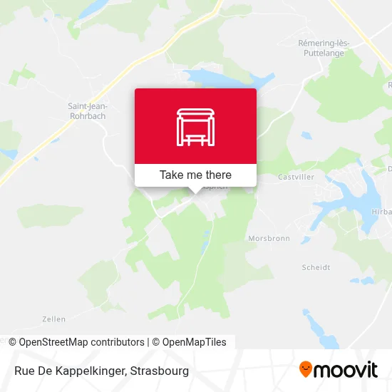 Mapa Rue De Kappelkinger