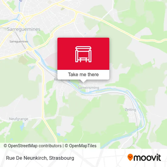 Mapa Rue De Neunkirch