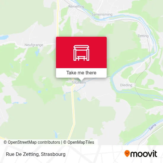 Rue De Zetting map