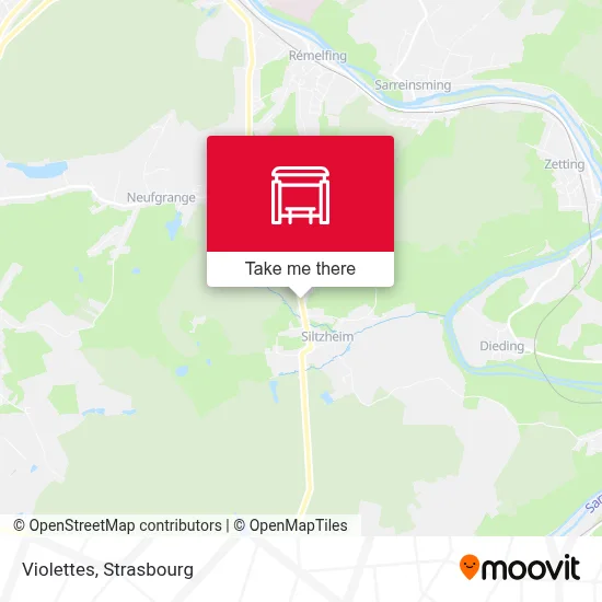 Violettes map