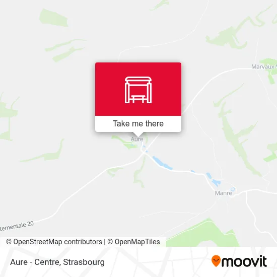 Aure - Centre map
