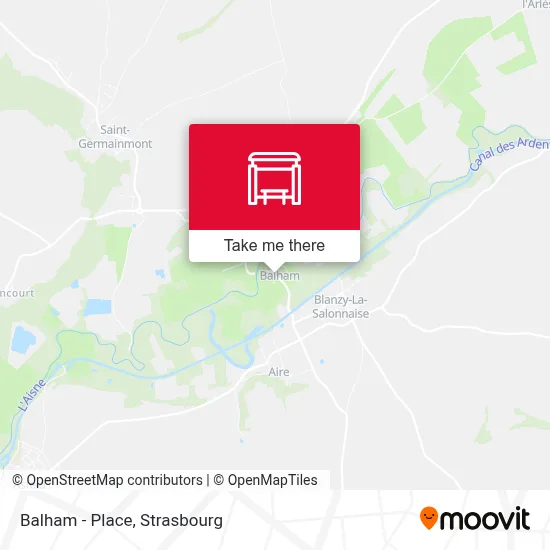 Balham - Place map