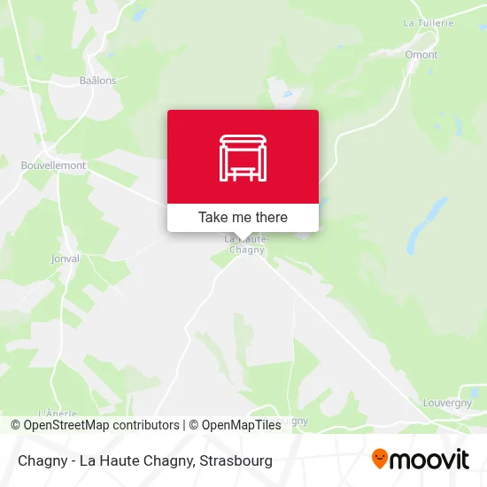 Chagny - La Haute Chagny map