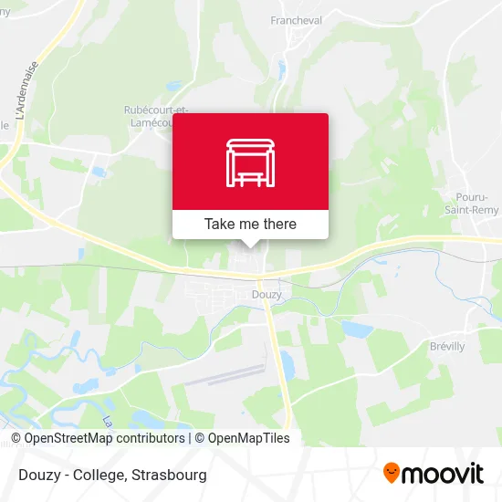 Douzy - College map