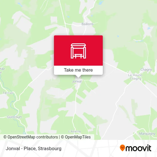 Jonval - Place map