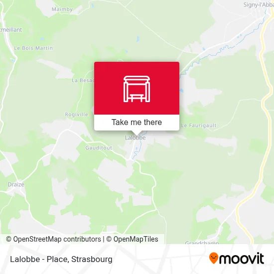 Lalobbe - Place map