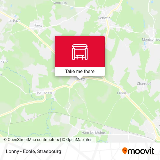 Lonny - Ecole map