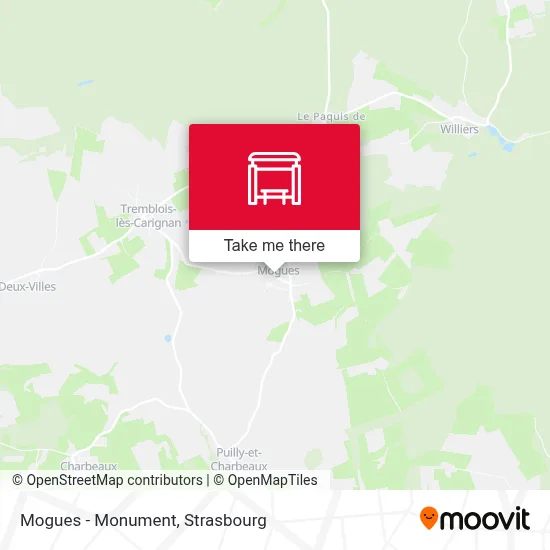 Mogues - Monument map