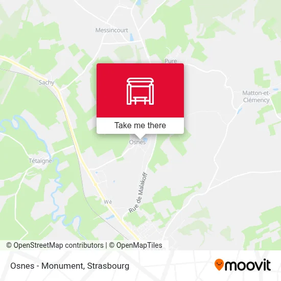 Osnes - Monument map