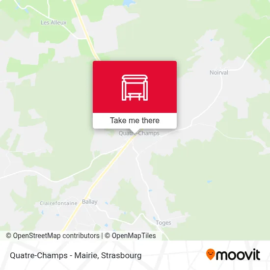 Quatre-Champs - Mairie map