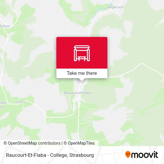Mapa Raucourt-Et-Flaba - College