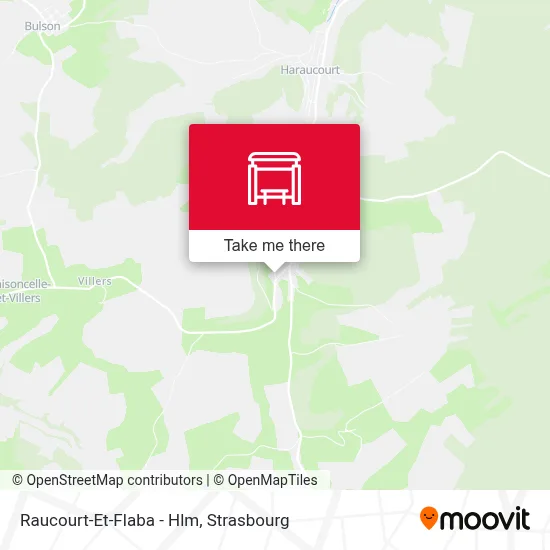 Mapa Raucourt-Et-Flaba - Hlm