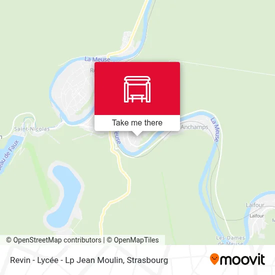 Revin - Lycée - Lp Jean Moulin map